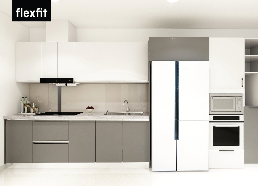 Tủ bếp chữ I < 2m5